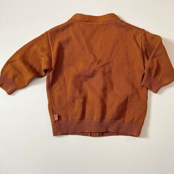 NWT Goumi Kids Sienna Knit Button Up Sweater SZ 5-6T Toddler Cardigan Organic Co - Picture 3 of 3